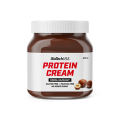 Натуральная арахисовая паста BioTech Protein Cream 400 г cocoa-hazelnut