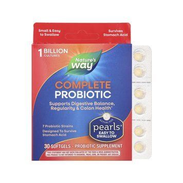 Пробіотики Повного Спектру Nature&rsquo;s Way Pearls Complete Probiotic 30 М&rsquo;яких Капсул
