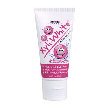 Зубна паста для дітей NOW Xyli White kids toothpaste gel (85 г) strawberry splash