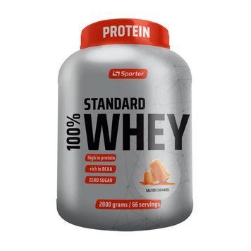 Сывороточный Протеин Sporter 100% Whey Standard 2000 г Salted Caramel