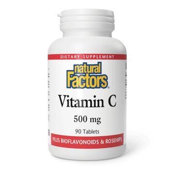 Вітамін С Natural Factors Vitamin C 500mg 90 таблеток
