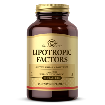 Липотропные факторы Solgar Lipotropic Factors 100 таблеток