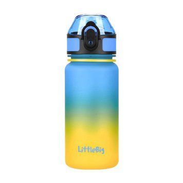 Бутылка для воды UZspace Littlebig Waterbottle 3020 350 мл Yellow/Blue