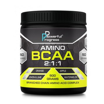 БЦАА Powerful Progress Amino BCAA 2:1:1 500 г apple