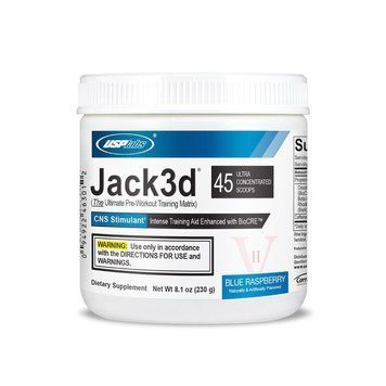 Передтренувальний комплекс USP Labs Jack 3D (230 г) raspberry lemonade