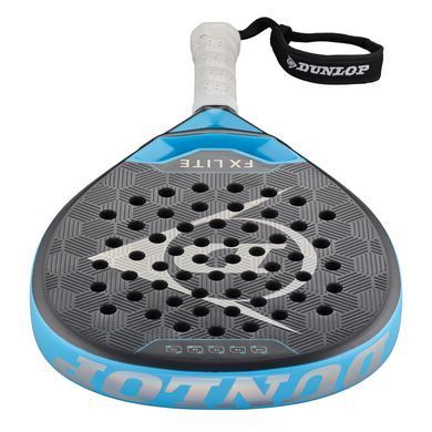 Ракетка для паделу DUNLOP FX LITE GUN METAL/CYAN/METALLIC SILVER