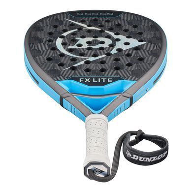 Ракетка для паделу DUNLOP FX LITE GUN METAL/CYAN/METALLIC SILVER