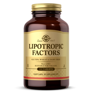Липотропные факторы Solgar Lipotropic Factors 100 таблеток