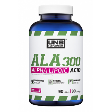 Альфа-ліпоєва кислота UNS ALA 300 90 таблеток