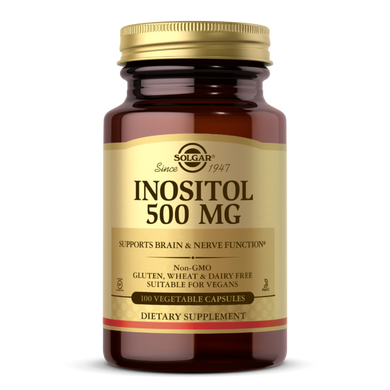Інозітол Solgar Inositol 500 mg (100 капс) вітамін б8