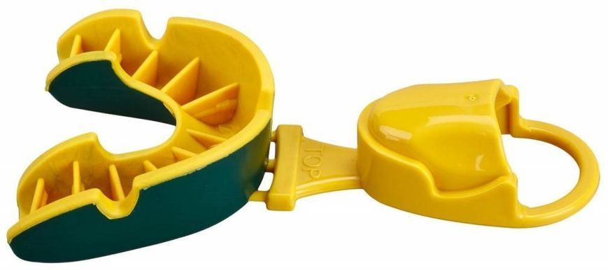 Капа OPRO Junior Silver Green/Gold (art.002190003)