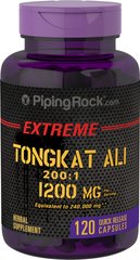 Корінь Еврікома довголиста Piping Rock Tongkat Ali Long Jack 1200 mg 120 капсул