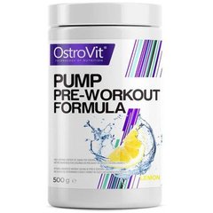 Передтренувальний комплекс OstroVit PUMP Pre-Workout Formula (500 г) lemon