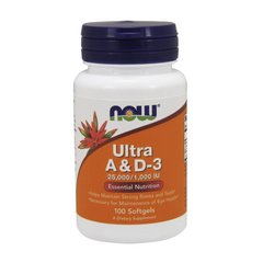 Комплекс витаминов Now Foods Ultra A & D-3 (100 капс)