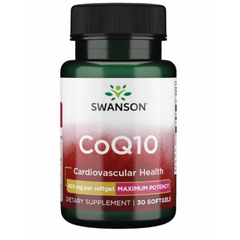 Коензим Q10 Swanson CoQ10 400 mg 30 капсул