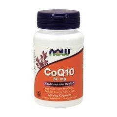 Коэнзим Q10 Now Foods CoQ10 60 mg(60 капс) нау фудс