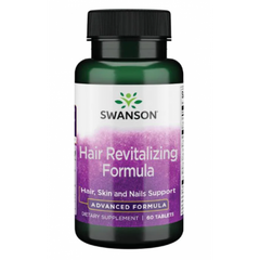 Вітаміни для волосся, шкіри і нігтів Swanson Ultra Hair Revitalizing Furmula 60 таблеток