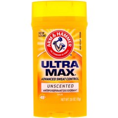 UltraMax, твердый дезодорант для мужчин, без запаха, Arm & Hammer, 2,6 унции (73 г)
