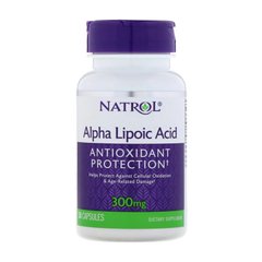 Альфа-ліпоєва кислота Natrol Alpha Lipoic Acid 300 mg 50 капсул