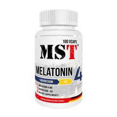 Мелатонин MST Melatonin 4 mg 100 капсул