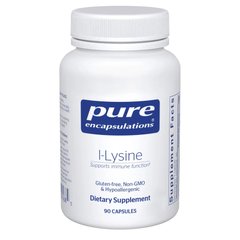 Лізин Pure Encapsulations L-Lysine 90 капсул