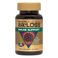 Підтримка імунітету, AgeLoss Immune Support, Natures Plus, 90 капсул