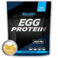 Яєчний протеїн Willmax Egg Protein 900 грам Банан