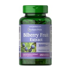 Екстракт чорниці Puritan's Pride Bilberry Fruit Extract 1000 mg 180 капсул
