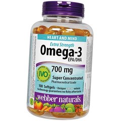 Омега 3 Webber Naturals Omega-3 700 mg 100 капсул