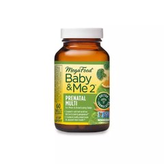 Вітаміни для вагітних Baby & Me 2, MegaFood, 60 таблеток