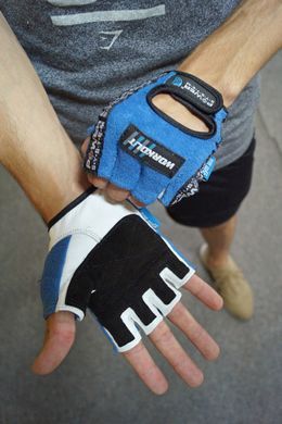 Перчатки для фитнеса и тяжелой атлетики Power System Workout PS-2200 Blue XXL