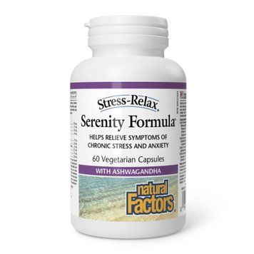 Формула Спокойствия Natural Factors Serenity Formula Stress-Relax 60 вег. капсул