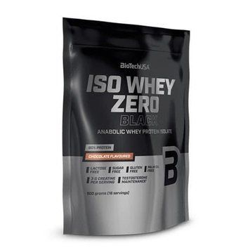 Сывороточный протеин изолят BioTech Iso Whey Zero Black 454 г Strawberry