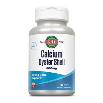 Кальций KAL Calcium Oyster Shell 600mg 100 таблеток