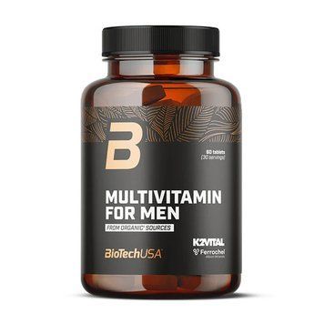 Мультивітаміни Для Чоловіків BioTechUSA Multivitamin for Men Organic 60 Таблеток
