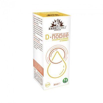 Вітамін D, Vitamin D Supplement, D Noble, Erbenobili, 30 мл капли
