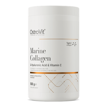 Морской Коллаген и Гиалуроновая Кислота OstroVit Marine Collagen & Hyaluronic Acid 500 г