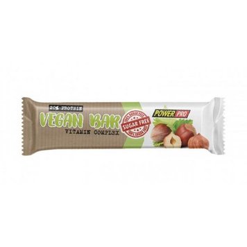 Протеїнові батончики Power Pro Vegan Bar 32% protein 12x60 г про