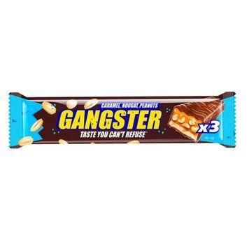 Фитнес батончик Vale Gangster Grisp X3-MAX 100 г Caramel-Grisp-Peanut