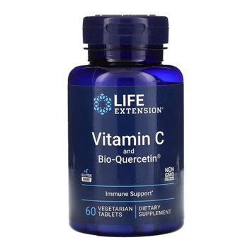 Вітамін С Life Extension Vitamin C & Bio-Quercetin Phytosome 60 вег. капсул