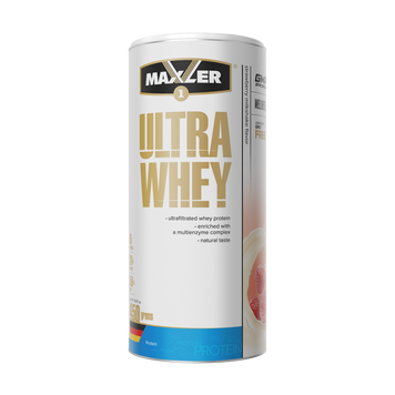 Комплексний протеїн Maxler Ultra Whey (450 г) ультра strawberry milkshake