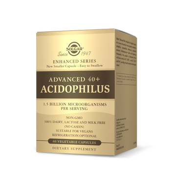 Пробіотики Solgar Advanced 40+ Acidophilus 60 капс