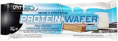 Протеїнові вафлі QNT Protein Wafer bar 35 г vanilla yoghurt