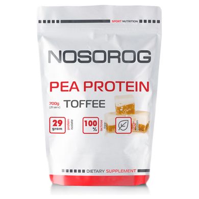Рослинний гороховий протеїн Nosorog Pea Protein (700 г) носоріг тоффі