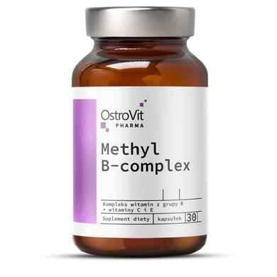 Комплекс витаминов группы Б OstroVit Methyl B-complex 30 капсул