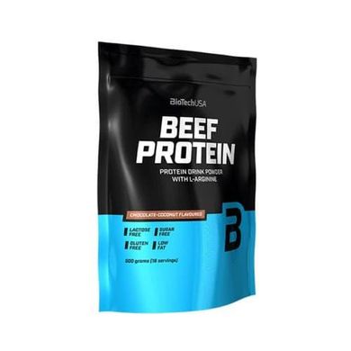 Яловичий протеїн BioTech BEEF Protein (500 г) полуниця