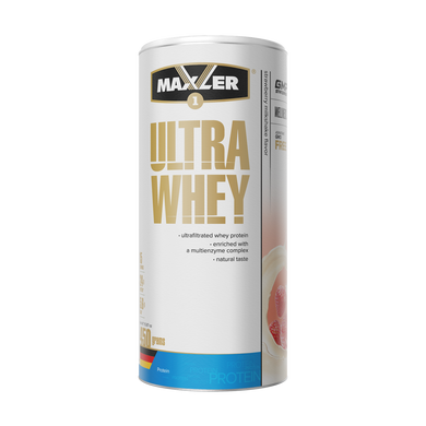 Комплексний протеїн Maxler Ultra Whey (450 г) ультра strawberry milkshake