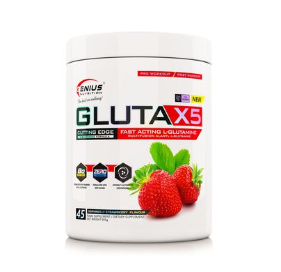 Глютамин Genius Nutrition GLUTAX5 405 г strawberry