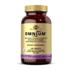 Комплекс вітамінів і мінералів Solgar Omnium 180 таблеток
