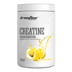 Креатин моногідрат IronFlex Creatine monohydrate 500 грам Анананосий сік